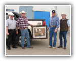 Canadian Angus Auction Market of the Year Provost Livestock Exchange - Brian Good, Jack Lawes, Jerry Hewson & Ken Cox